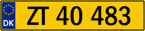 Truck License Plate